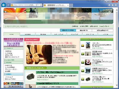 「レンタルサイト」画面イメージ1~レンタル事業立ち上げ支援の依頼を受け、事業のプロデュースとサイトの構築を行いました。 「レンタルサイト」画面イメージ1~レンタル事業立ち上げ支援の依頼を受け、事業のプロデュースとサイトの構築を行いました。